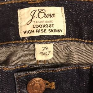 J.crew lookout high rise Sanford wash